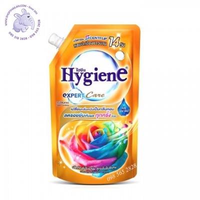 Nước xả vải đậm đặc chăm sóc vải Hygiene Thái Lan- Happy Sunhine (Mùi thơm dài lâu 14 ngày)